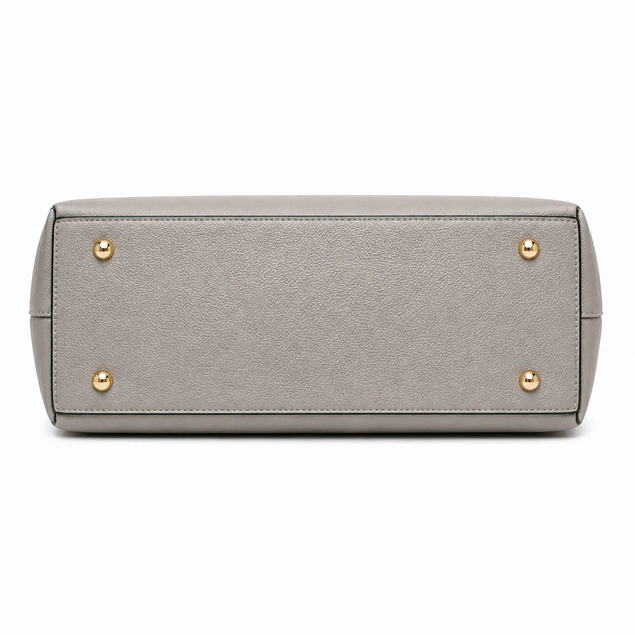 Bagblom Light Grey Structured Tote Handbag